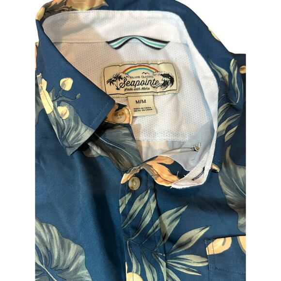Made In Hawaii Seapointe Men’s Hawaiian Button Down, M - Picture 3 of 5